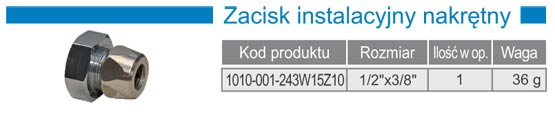 Zacisk instalacyjny wz