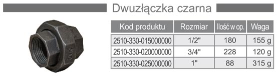 Śrubunek żeliwny ww