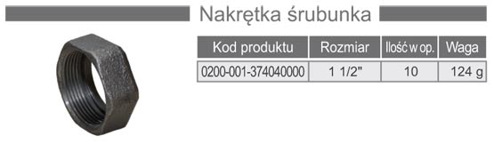 Nakrętka półśrubunka