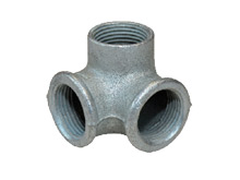 Trójnik żeliwny narożny